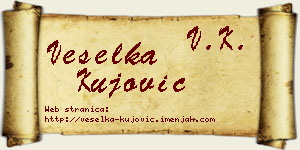 Veselka Kujović vizit kartica